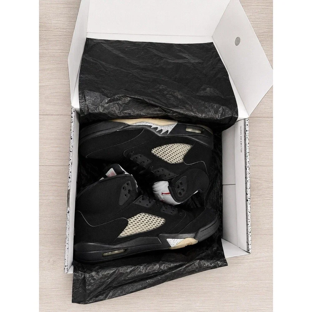 Jordan Air Jordan 5 Retro OG Black Metallic 845035-003 Black/Metallic Silver